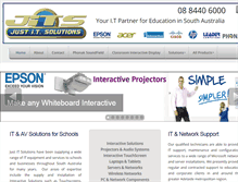 Tablet Screenshot of justit.com.au
